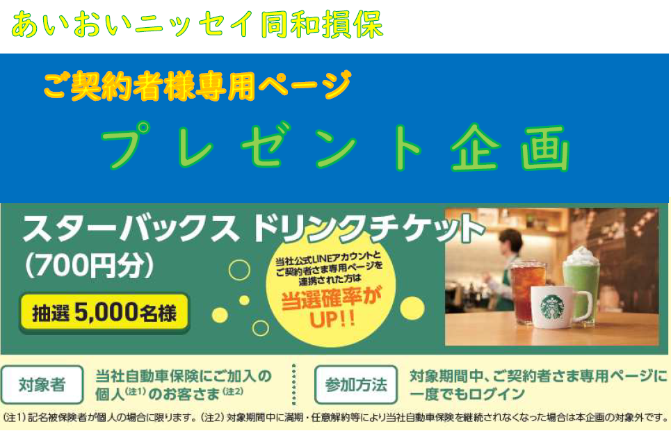 プレゼント企画のご案内
